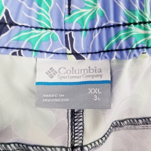 Columbia Bogata Bay Stretch Floral Printed Shorts NWT size XXL - Picture 8 of 16